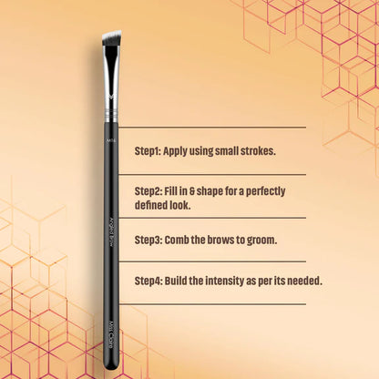 Miss Claire M16 - Angled Brow Brush - Chrome - 1 pcs