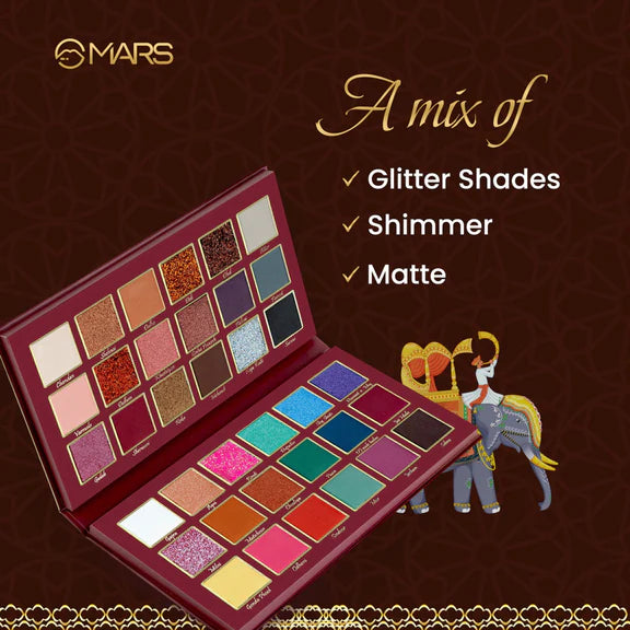 MARS Cosmetics Jashan-E-Sringaar Eyeshadow Palette - 36 gm