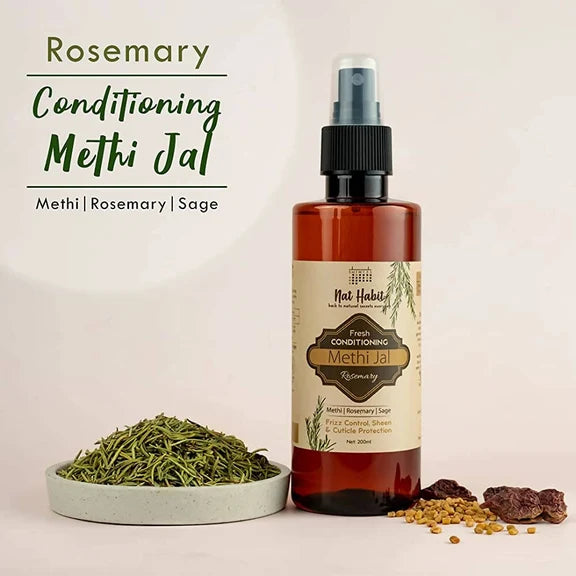 Nat Habit Fresh Conditioning Methi Jal Rosemary Hair Serum - 200 ml