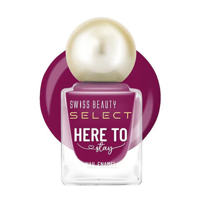 Swiss Beauty Select Here To Stay Nail Enamel - Thats Burgundy - 12 ml
