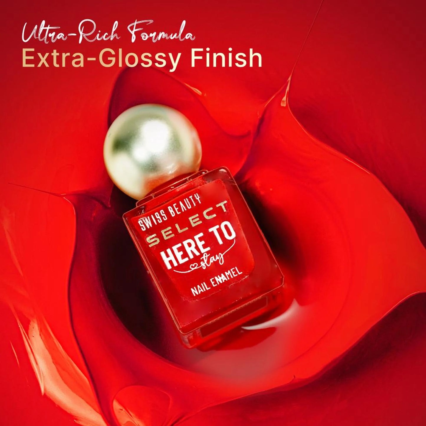 Swiss Beauty Select Here To Stay Nail Enamel - Thats Burgundy - 12 ml