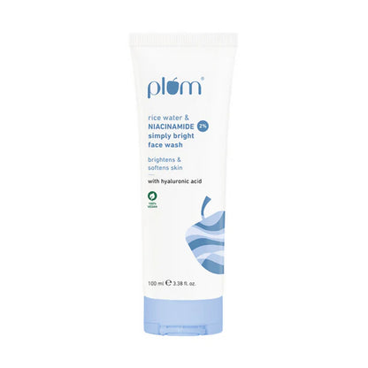 Plum 2% Niacinamide Face Wash With Rice Water - 100 ml
