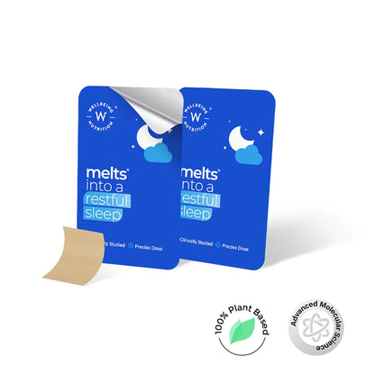 Wellbeing Nutrition Melts Restful Sleep & Instant Energy Oral Strips Combo