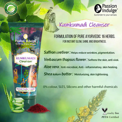 Passion Indulge Kumkumadi Cleanser - 100 gm