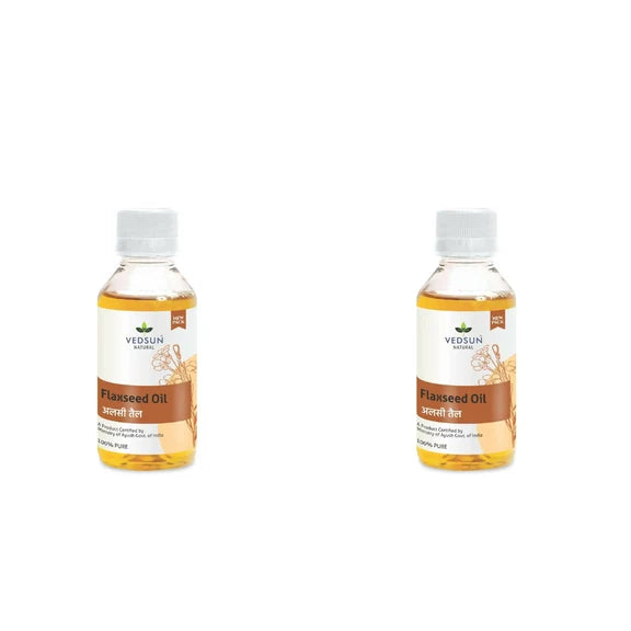 Vedsun Naturals Flax Seed Oil Alsi Ka Tel Pure Omega 3 Rich