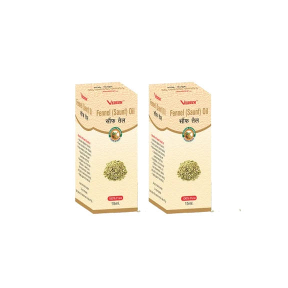 Vedsun Naturals Fennel Sauf Oil Pure And Organic Skin Care, Anti Aging, Hair Growth