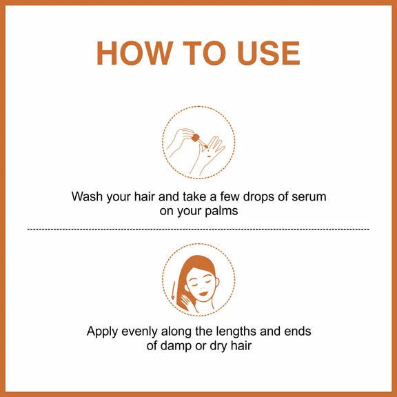 She Essentials Moroccan Argan Hair Serum With Argan Oil For Frizz Free & Shiny Hair - 30 ml