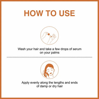 She Essentials Moroccan Argan Hair Serum With Argan Oil For Frizz Free & Shiny Hair - 30 ml