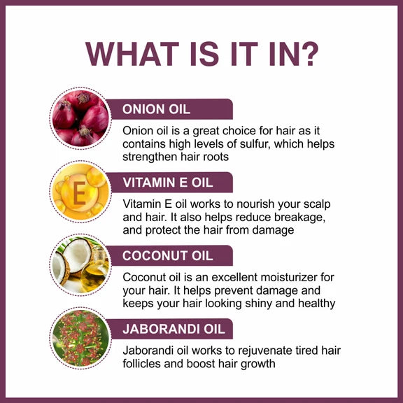 She Essentials Onion Hair Serum With Onion & Biotin For Strong Frizz - Free Hair - 30 ml