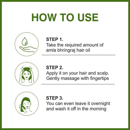 She Essentials Amla Bhringraj Hair Oil For Anti Dandruff & Hair Growth - 100 ml
