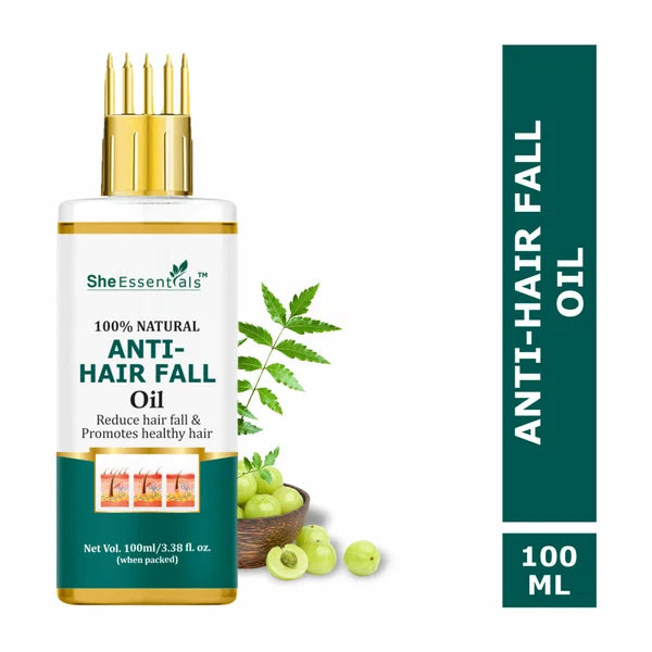 She Essentials Anti Hair Fall & Hair Growthoil For All Types Of Hair - 100 ml