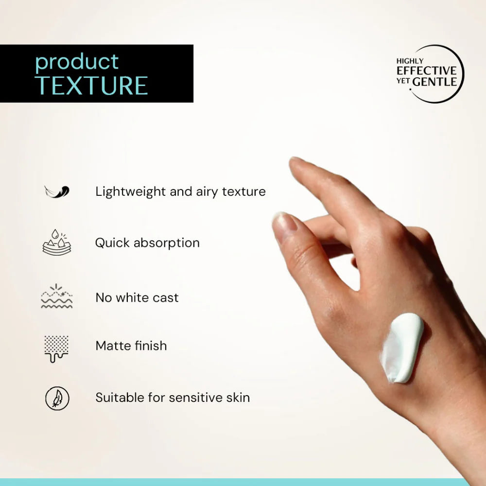 Deconstruct Oats & Ceramide Gel Sunscreen In Vivo Tested SPF 50 PA+++ - 50 gm