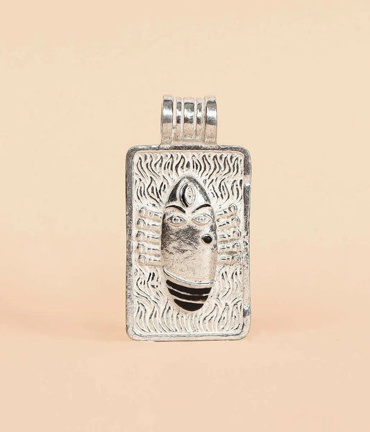 Isha Life Linga Bhairavi Silver Pendant - Medium