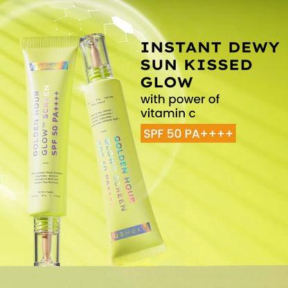 Hyphen Golden Hour Glow Sunscreen SPF 50 PA++++ - 40 gm