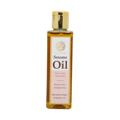 The Pure Story Natural Cold Pressed Oil for Hair & Skin with Seasame - 100 ml