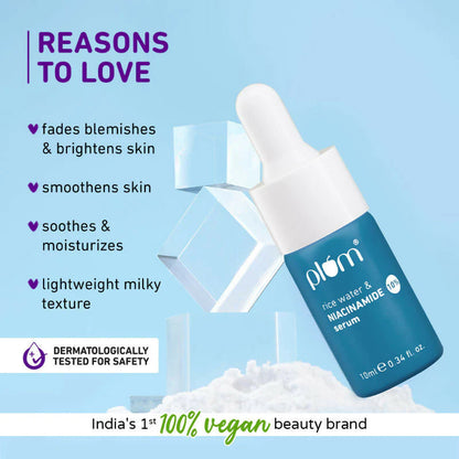 Plum Glow & Clarify Serum Travel Combo - 15% Vitamin C + 10% Niacinamide Face Serum - combo