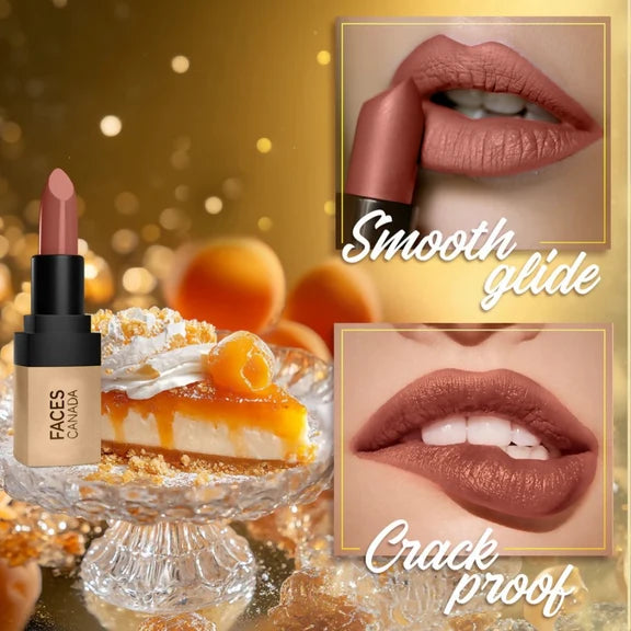 Faces Canada Comfy Matte Velvet Touch Lipstick - Apricot Jam 15 - 4.2 gm