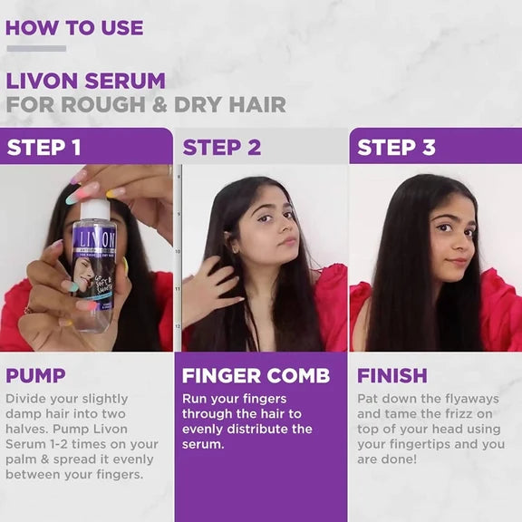 Livon Serum for Women For Dry and Rough Hair - 50 ml