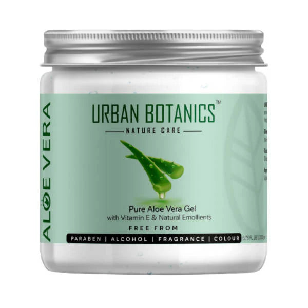 Urban Botanics Natural Care Pure Aloe Vera Gel - 200 gm