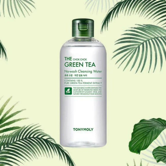 Tonymoly The Chok Chok Green Tea Cleansing Water - Korean Skincare - 300 ml