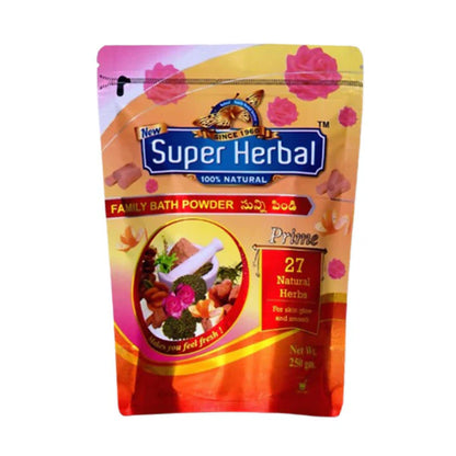 Super Herbal Prime Family Bath Powder - 100 gm