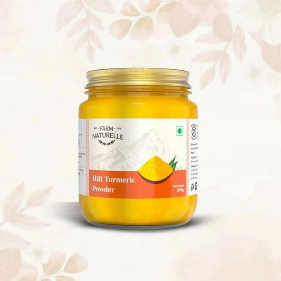 Farm Naturelle Himalayan Turmeric Powder Curcumin-Rich and Pure
