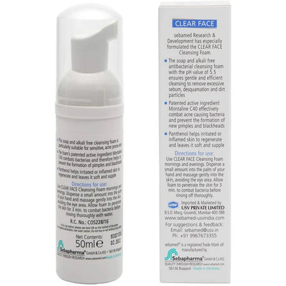 Sebamed Clear Face Cleansing Foam - 50 m