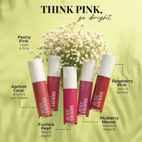 Herb Enriched Matte Liquid Lipstick Kit- Set of 5