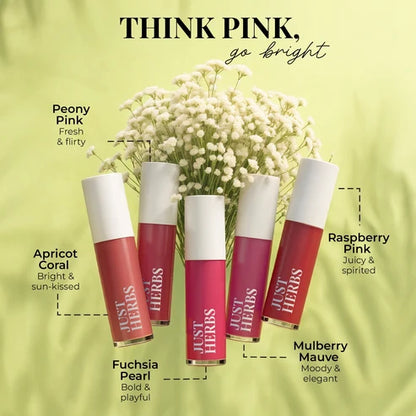 Herb Enriched Matte Liquid Lipstick Kit- Set of 5