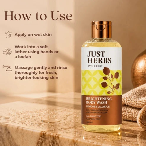 Vitamin C Brightening Body Wash with Lime and Liquorice