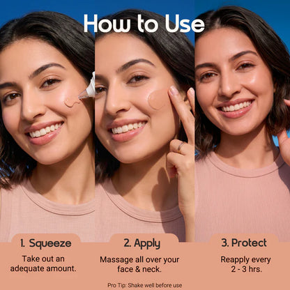 Aqualogica 3-in-1 Tinted Sun Serum