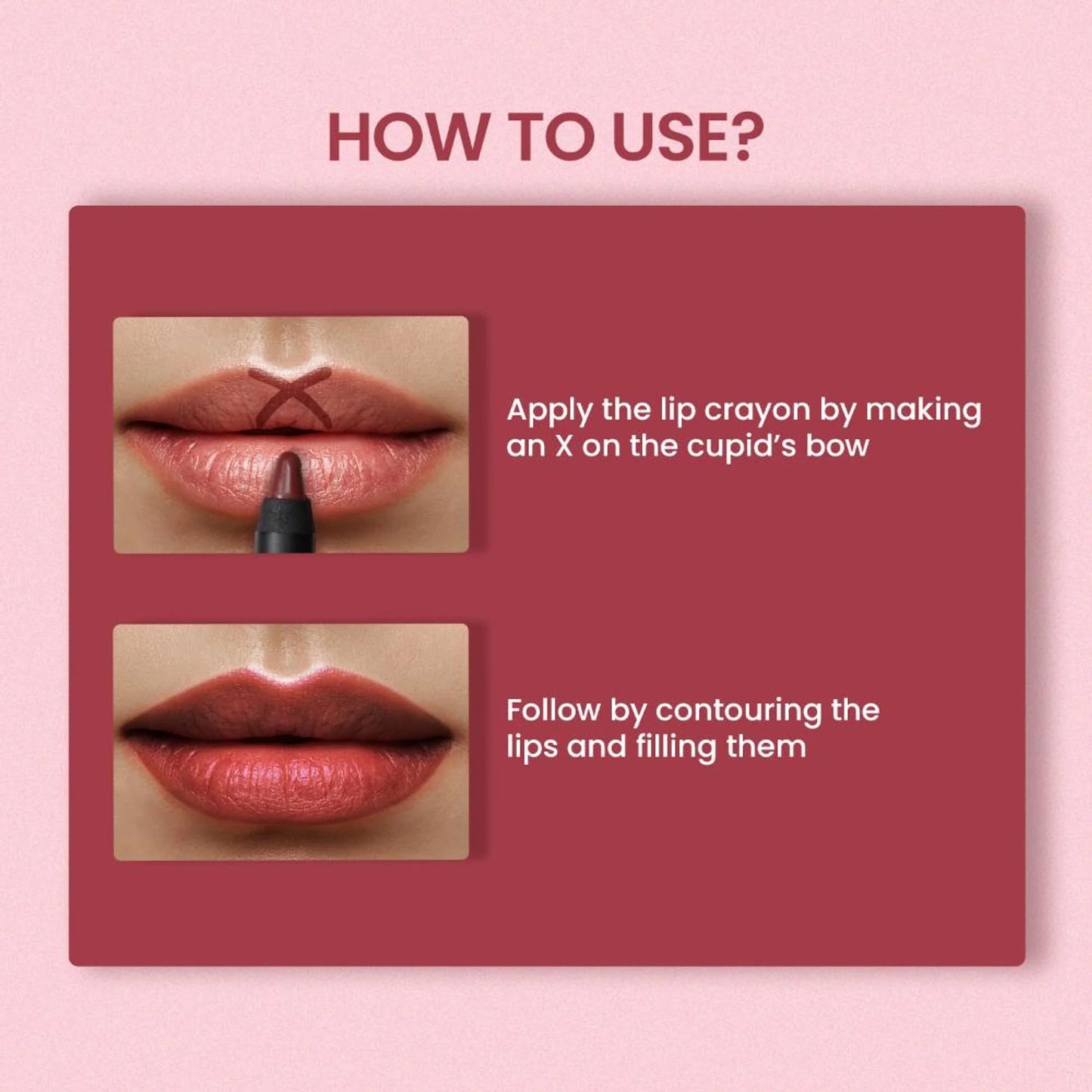 Swiss Beauty Matte Long Lasting Stay Maxx Lip Crayon Lipstick Matte Finish - Bloodshot Maroon - 3.5 gm