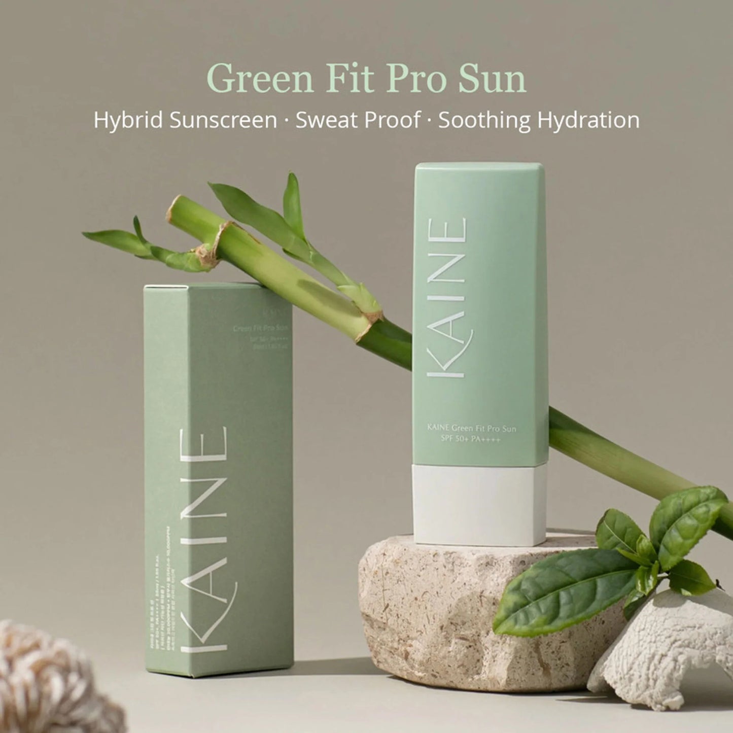 Kaine Green Fit Pro Sun Spf 50+, Pa++++ Hybrid Korean Sunscreen - 55 ml