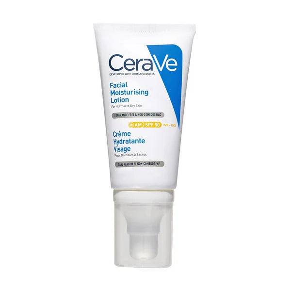 CeraVe AM Facial Moisturizing Lotion With Sunscreen SPF 50 - 52 ml