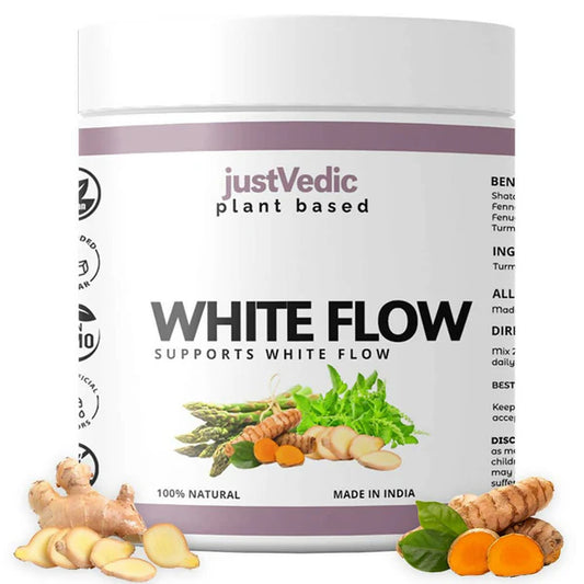 Just Vedic White Flow Drink Mix - 200 gm