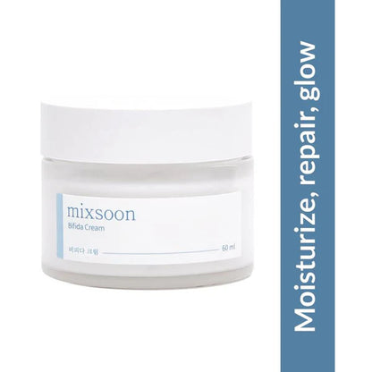 Mixsoon Bifida Cream, Strengthens Skin Barrier, Deeply Nourishes & Locks in Moisture - 60 ml