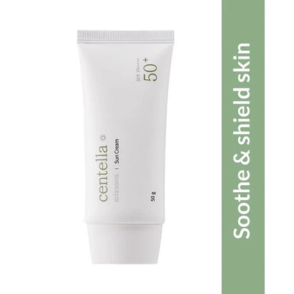 Mixsoon Centella Sun Cream, Calms Redness, Protects & Soothes Sensitive Skin - 50 gm