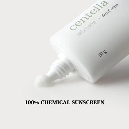 Mixsoon Centella Sun Cream, Calms Redness, Protects & Soothes Sensitive Skin - 50 gm