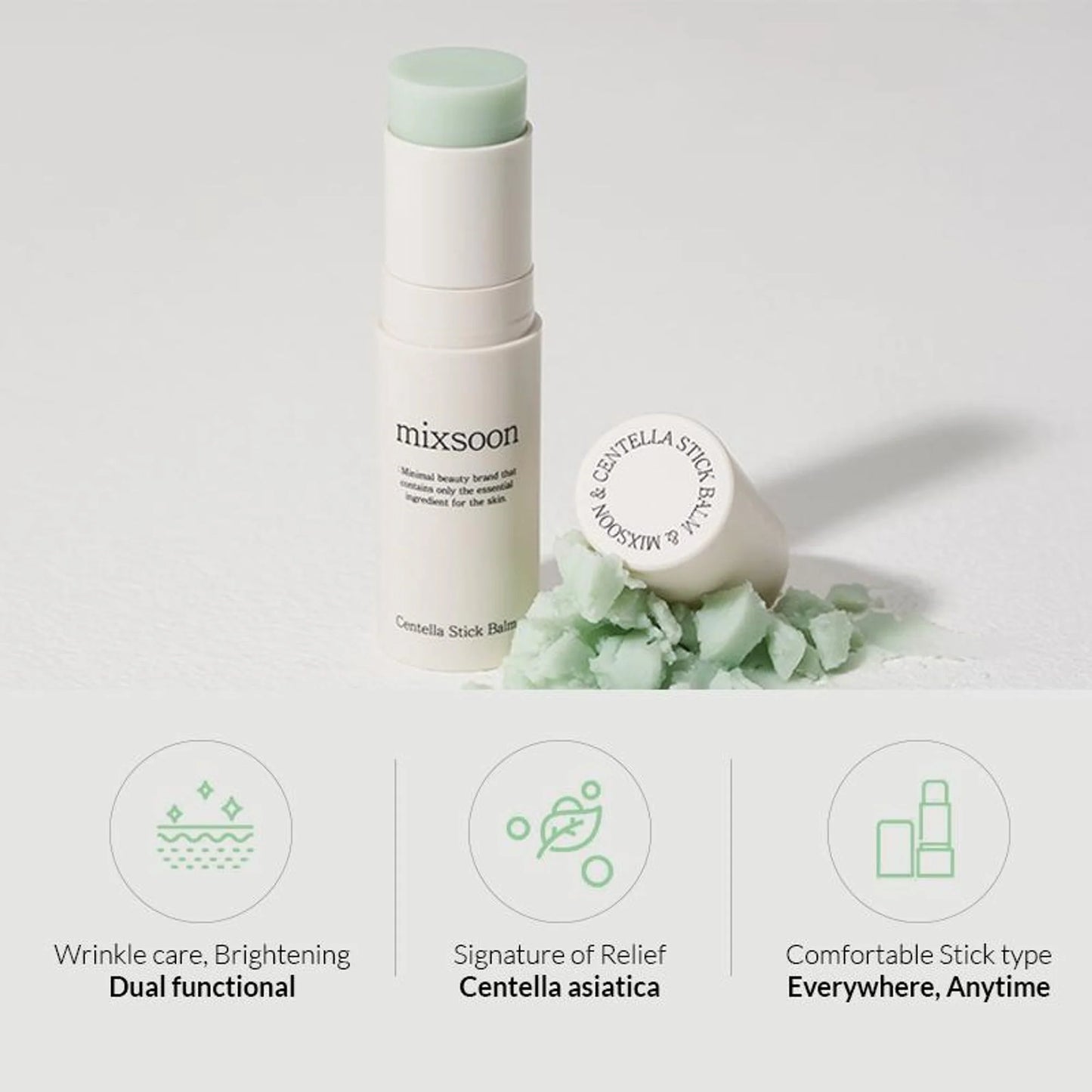 Mixsoon Korean Centella Stick Balm - 11.5 ml