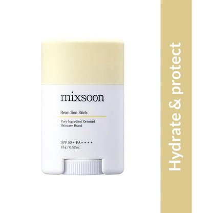 Mixsoon Bean Sun Stick SPF 50+ PA++++, Protects & Nourishes with Fermented Bean Extract - 15 gm