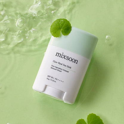 Mixsoon Cica-Hyal Sun Stick SPF 50+ PA++++, Soothes & Protects with Cica & Hyaluronic Acid - 15 gm
