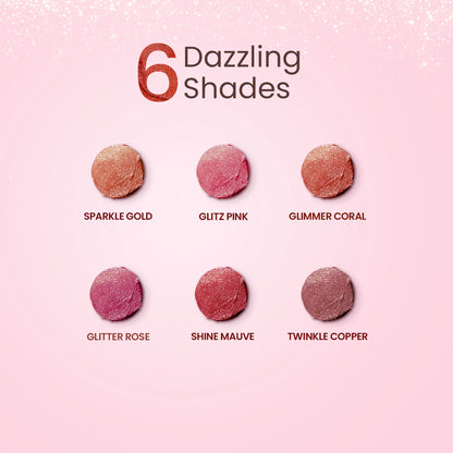 Swiss Beauty More Than Glitter Lipstick - 4 Glitter Rose - 3 gm