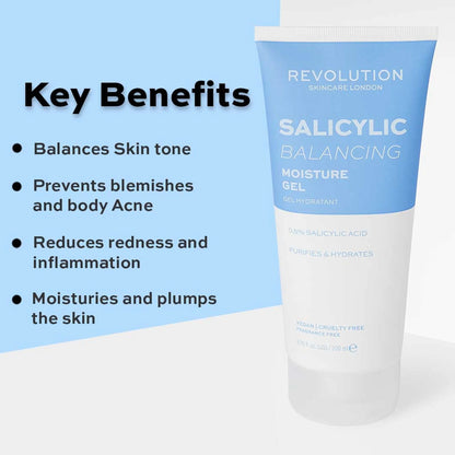 Makeup Revolution Salicylic Balancing Moisture Gel - 200 ml
