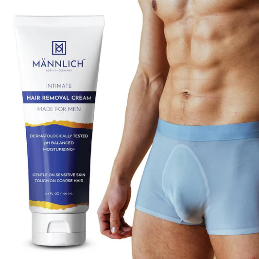 Mannlich Intimate Private Hair Removal Cream For Men - 100 ml