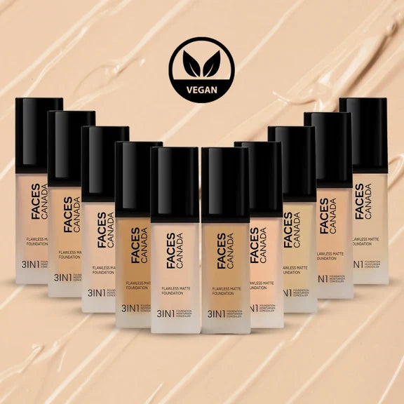 Faces Canada Flawless Matte Foundation - Soft Sand 041 - 30 ml
