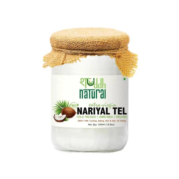 Shuddh Natural Coconut Oil Cold Pressed - 220 ml