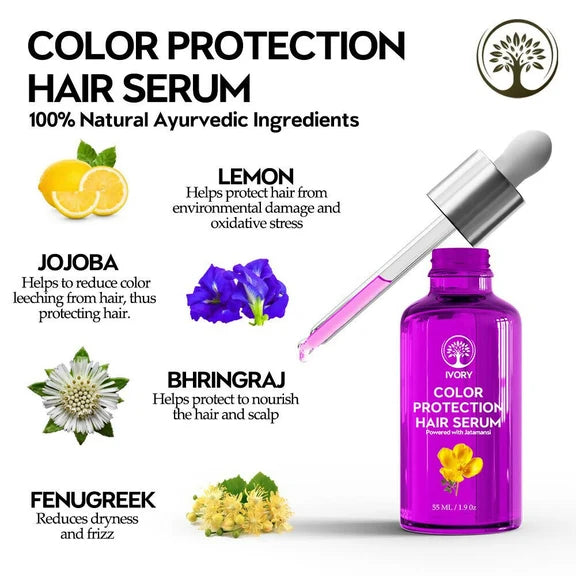 Ivory Natural Color Protection Hair Serum Restore Color Intensity - 55 ml