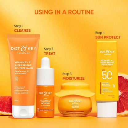 Dot & Key Vitamin C+E Super Bright Gel Face Wash - 100 ml