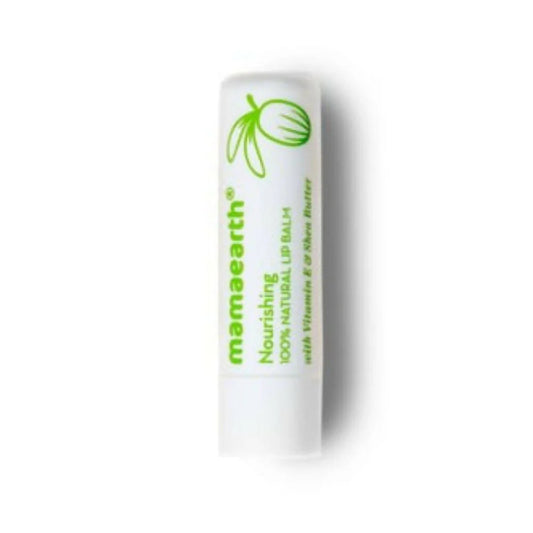 Mamaearth Nourishing 100% Natural Lip Balm With Vitamin E & Shea Butter
