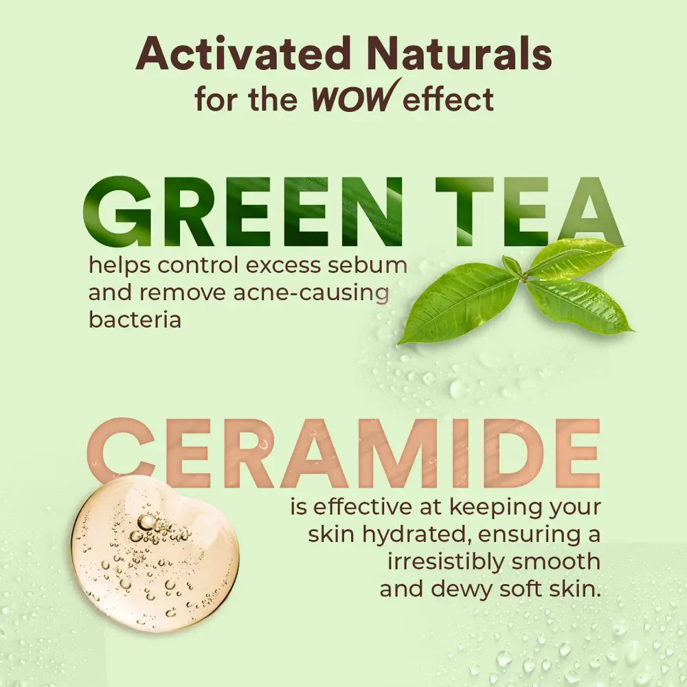 Wow Skin Science Green Tea & Ceramide Moisturizing Soap